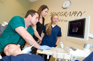 Cardiovascular sonography class at Nebraska Methodist College Cardiovascular sonography class at Nebraska Methodist College