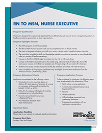 RN to MSN Nurse Executive Degree Guide